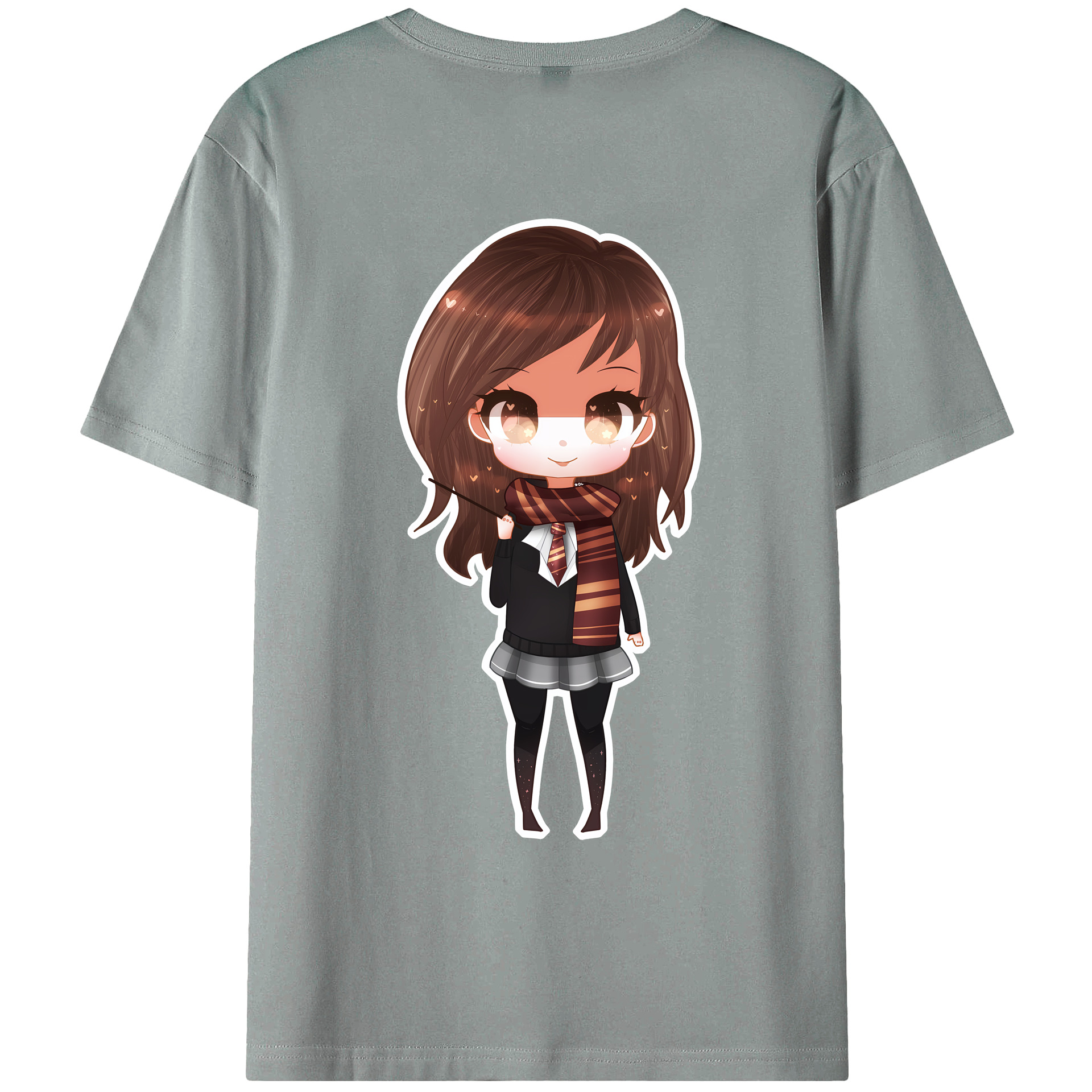 （画像用） Harry Potter ハリー・ポッターシリーズ 綿100％ メンズ半袖Tシャツ（バックプリント） 通気性